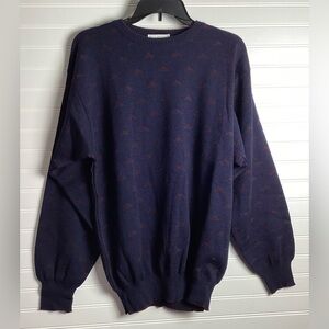 Tricots St Raphael Nordstrom Pure New Wool Sweater Chunky Grandpa Men's Large
